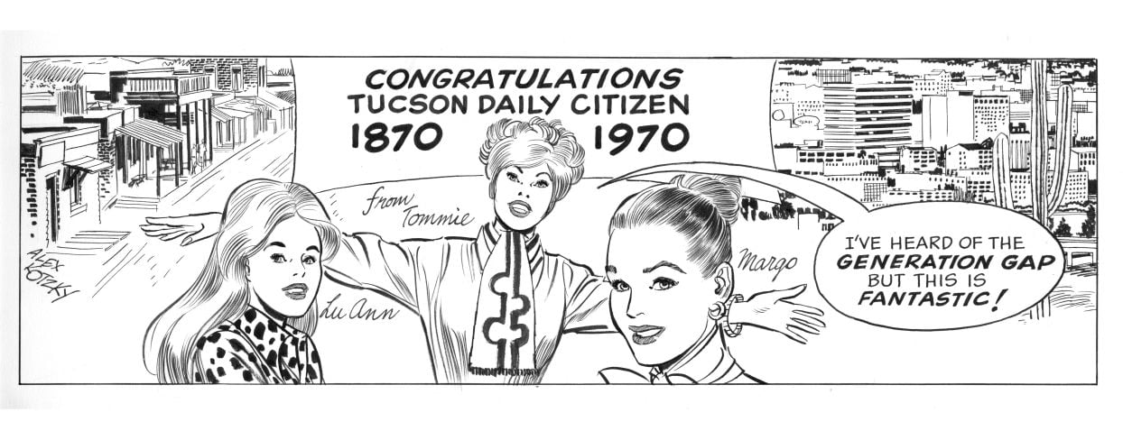 Tucson Citizen anniversary cartoons